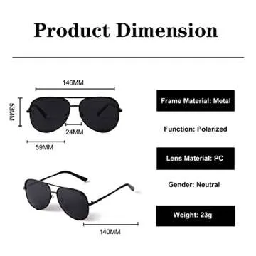 Stylish Oversized Aviator Sunglasses for Fashion & Function