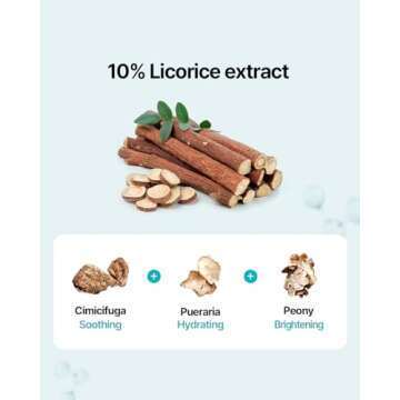 ACWELL Licorice pH Balancing Korean Toner for Cleansing 10.14 fl.oz. - Alcohol-Free PH5.5 Hydrating Facial Astringent - Skin Clarifying & Hydration Boosting Toner