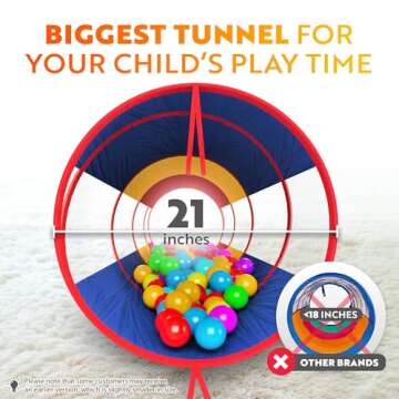 Playz 5pc Kids Play Tent Jungle Gym, Ball Pit, Pop Up Tents & Play Tunnel for Toddlers, Babies, and Kids Indoor & Outdoor Playhouse Bundle with Dartboard and 5 Sticky Balls, Gift for Boys & Girls