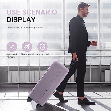 RainVillage Luggage Cover for 19-31 Inch Suitcases