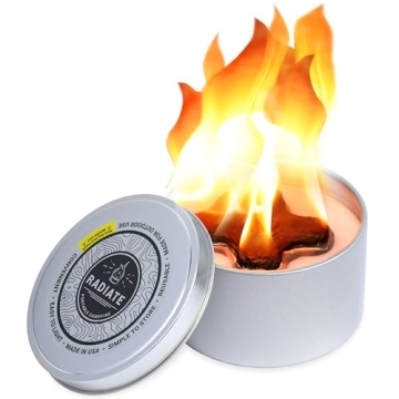Radiate Portable Campfire: The Go-Anywhere Outdoor Fire Pit - Portable and Convenient - 3 Hours of W...