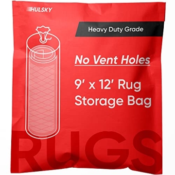 Hulsky Heavy Duty Rug Storage Bag - 9x12 Rug Protector