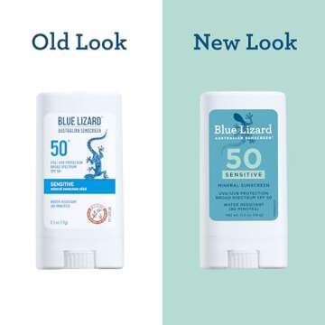 Blue Lizard Sensitive Sunscreen Stick SPF 50+ for All Skin
