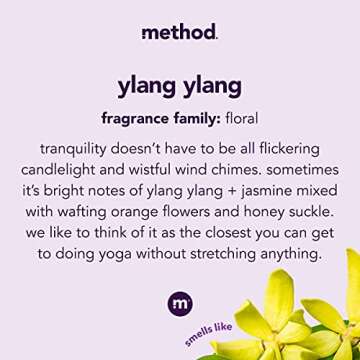 Method Daily Shower Spray Cleaner, Ylang Ylang, 28 Ounce, 1 pack, Packaging May Vary