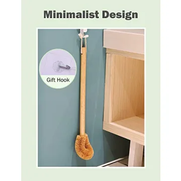Eco-Friendly Coconut Fiber Toilet Brush for Sustainable Living