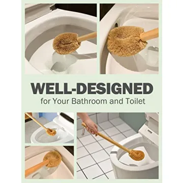 Eco-Friendly Coconut Fiber Toilet Brush for Sustainable Living