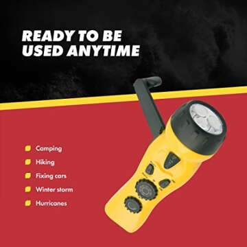 Emergency Zone Power Outage Emergency Kit - Premium | Power Outage Essentials w/Emergency Light for Hurricane Prep, Tornado Emergency Kit, Etc | Power-Loss Ready Emergency Supplies for The Dark