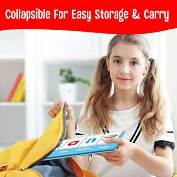 CVC Word Flip Chart for Kids - Double Sided Learning Tool