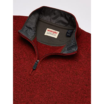 Wrangler Men's Fleece Quarter-Zip - Bossa Nova