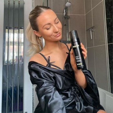 b.tan Dark Self Tanner Kit for Deep, Natural Glow