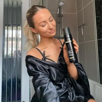 b.tan Dark Self Tanner Kit for Deep, Natural Glow