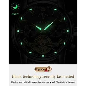 OLEVS Couple Pair Watches for Men & Women - Gift Set