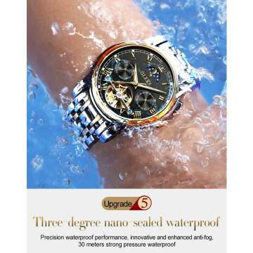 OLEVS Couple Pair Watches for Men & Women - Gift Set