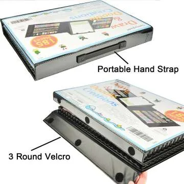 185-Piece Trifold Easel Art Set for Creative Kids