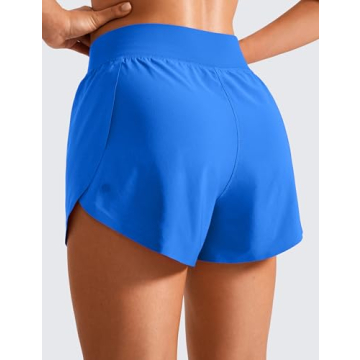 CRZ YOGA High Waisted Running Shorts for Women