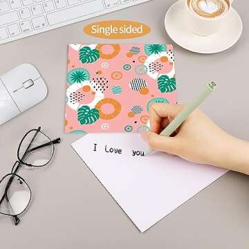 72 Sheets Scrapbooking Paper Pad 6”x6” 160GSM Single Sided Decorative Paper Pack Journaling Supplies Patterned Cardstock for Craft Present Wrapping Vintage Spring