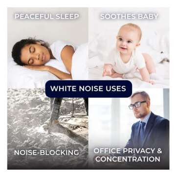 Yogasleep Dohm (White,Pink) The Original White Noise Machine, Relaxing Natural Sound From a Real Fan, Noise Cancelling For Office Privacy, Sleep Aid For Adults & Baby, Travel Size Pink Noise Machine