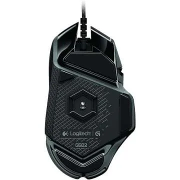 Logitech G502 Proteus Spectrum RGB Tunable Gaming Mouse, 12,000 DPI On-The-Fly DPI Shifting, Personalized Weight and Balance Tuning with (5) 3.6g Weights, 11 Programmable Buttons