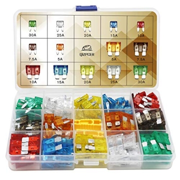 140 Pcs Fuses Automotive Kit - Blade Auto Fuse Assortment for Marine and RVs
