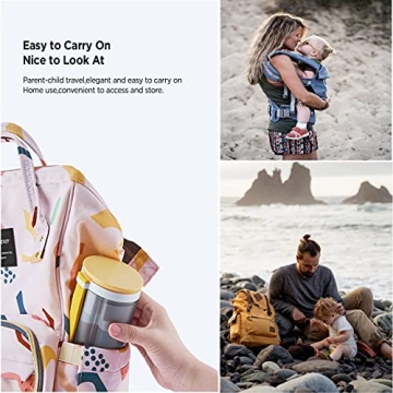 Travel Baby Bottle Drying Rack With Brush Set for Easy Cleaning