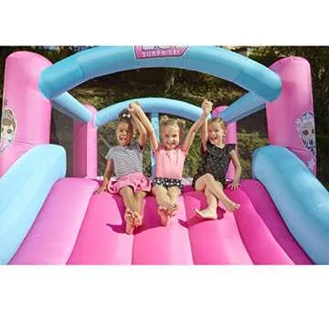 L.O.L. Surprise Jump 'n Slide Inflatable Bounce House with Blower