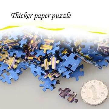 Mini 1000 Pieces Jigsaw Puzzles Adults The Smallest Size Sunflowers Puzzles Difficult Famous Painting Puzzle for Adult(Size 42.5X 30cm)