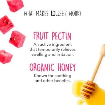 Lolleez Organic Sore Throat Pops - 3 Pack - Kids Friendly