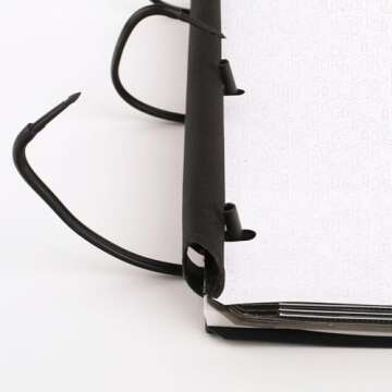 Five Star Flex Hybrid NoteBinder + Study App, 1 Inch Binder with Tabs, Customizable Cover, Notebook and 3-Ring Binder All-in-One, White (29326AE2)