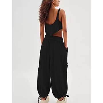 Xiaoxuemeng Women's High Waisted Cargo Pants for Summer Style