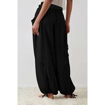 Xiaoxuemeng Women's High Waisted Cargo Pants for Summer Style