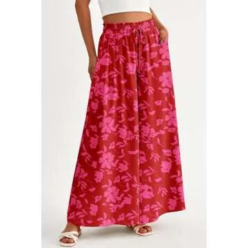 Stylish PRETTYGARDEN Summer Wide Leg Pants for Women