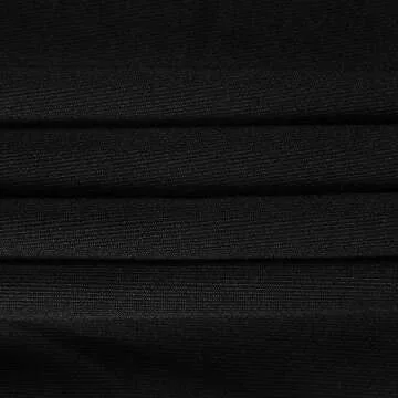 PALINDA Women's Sexy Sleeveless Square Neck Tank Metal Button Bodysuit (Large, Black)