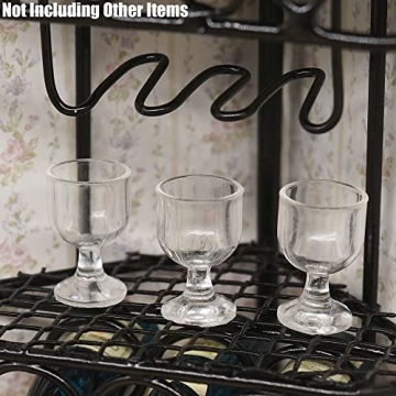 Odoria Miniature Wine Rack for Dollhouses Unique Decor