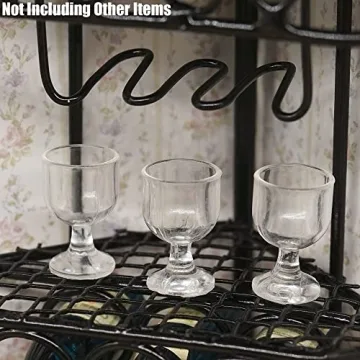 Odoria Miniature Wine Rack for Dollhouses Unique Decor