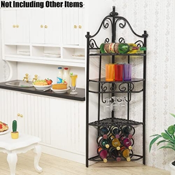 Odoria Miniature Wine Rack for Dollhouses Unique Decor