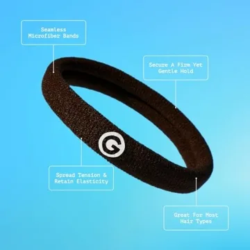 Gimme Beauty Chestnut Hair Ties - Damage Free & Stylish