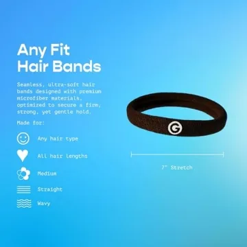 Gimme Beauty Chestnut Hair Ties - Damage Free & Stylish