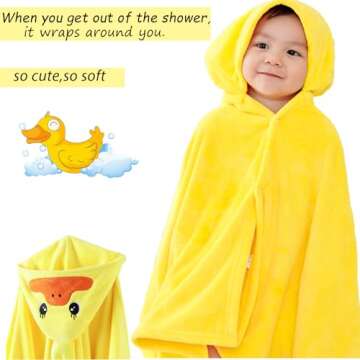 IFaryMes Hooded Bath Towel for Kids - Ultra Absorbent & Soft