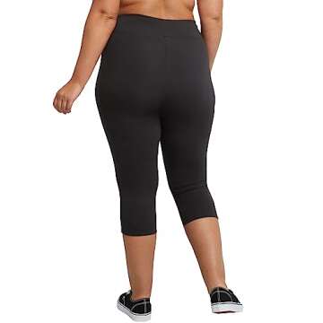 JUST MY SIZE Women's Capri Leggings for Ultimate Comfort