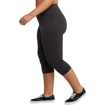 JUST MY SIZE Women's Capri Leggings for Ultimate Comfort