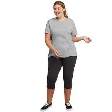 JUST MY SIZE Women's Capri Leggings for Ultimate Comfort