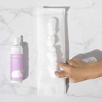 Frida Mom Perineal Medicated Witch Hazel Healing Foam + Disposable Underwear (Regular Boyshort) for Postpartum Care | Foam Relieves Pain and Reduces Swelling for Perineal Area