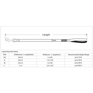 Blueberry Pet Essentials Spring Scent Inspired Garden Floral Dog Leash in Light Purple, 5 ft x 5/8", Small, Leashes for Dogs