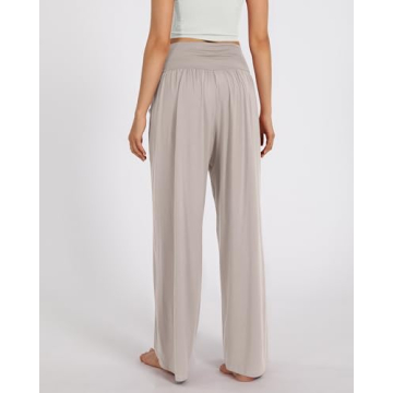 ODODOS Women's Wide Leg Palazzo Pants with Pockets