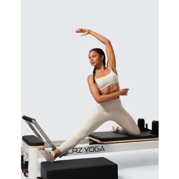 CRZ YOGA Womens Butterlift High Waisted Workout Leggings 25" - Pilates Gym Athletic Yoga Pants Buttery Soft Mojave Tan X-Small