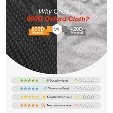 Durable BBQ Grill Cover 58inch Waterproof & UV Resistant