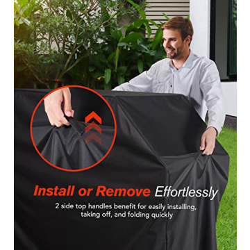 Durable BBQ Grill Cover 58inch Waterproof & UV Resistant
