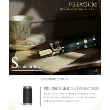 AKLOT B Flat Clarinet with Complete Care Kit and Case