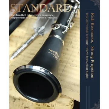 AKLOT B Flat Clarinet with Complete Care Kit and Case