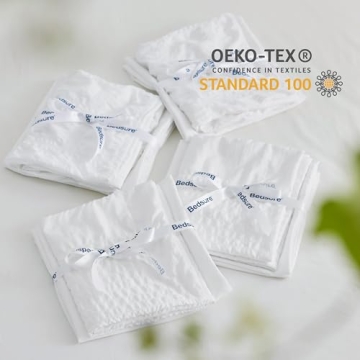 Bedsure Queen Comforter Set 7 Pieces Elegant Bedding